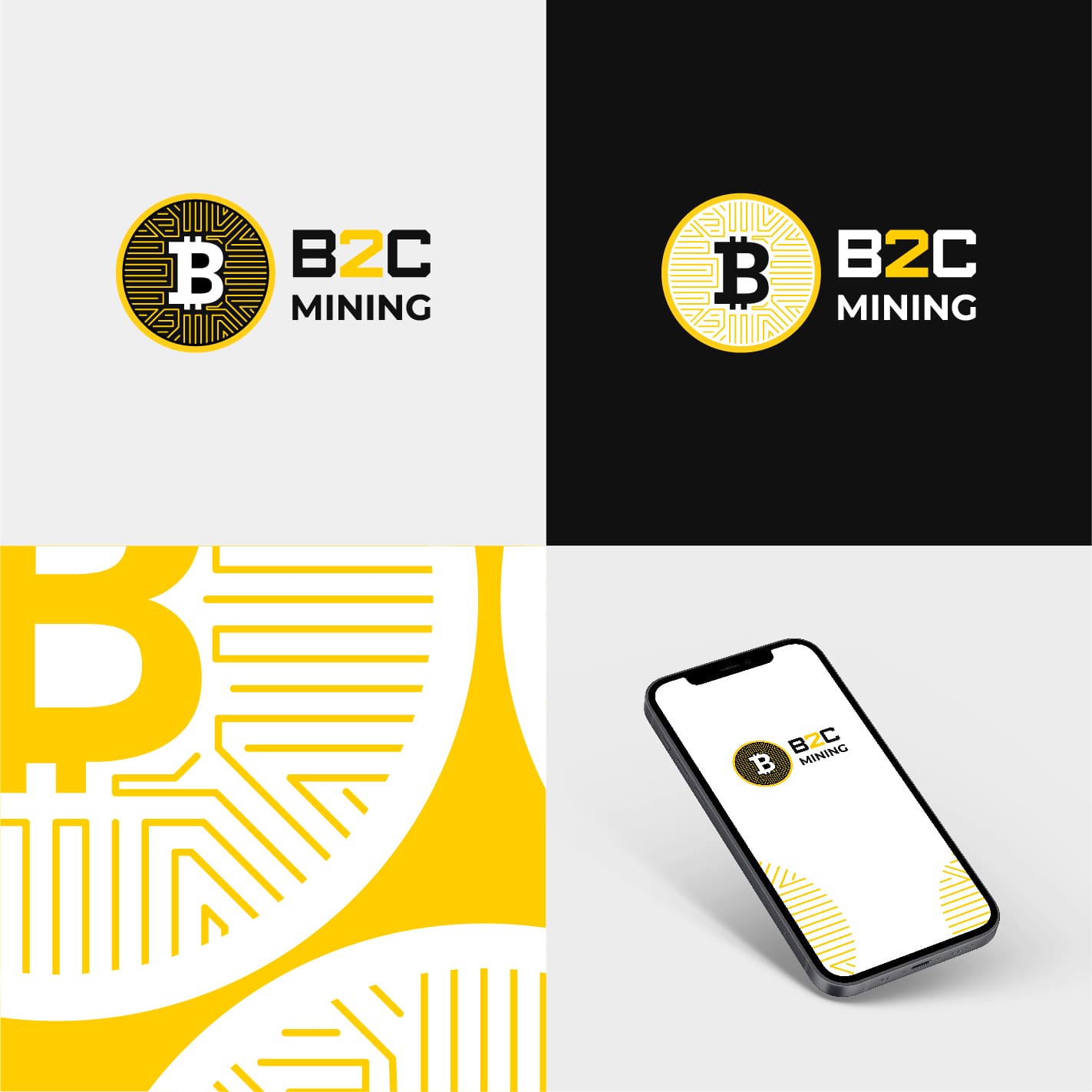 Логотип B2C minig